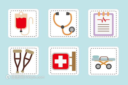 醫療圖標與醫療用品 守護生命安全的視覺符號與實際工具